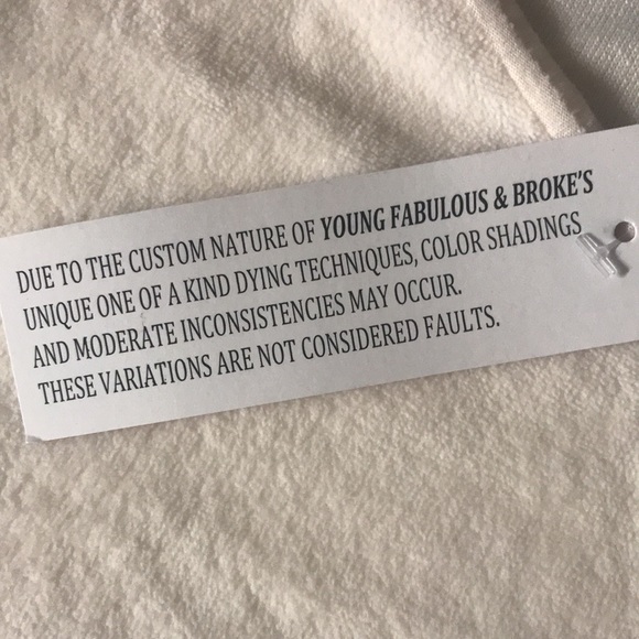 NWT Young Fabulous & Broke cold shoulder top - Picture 9 of 12